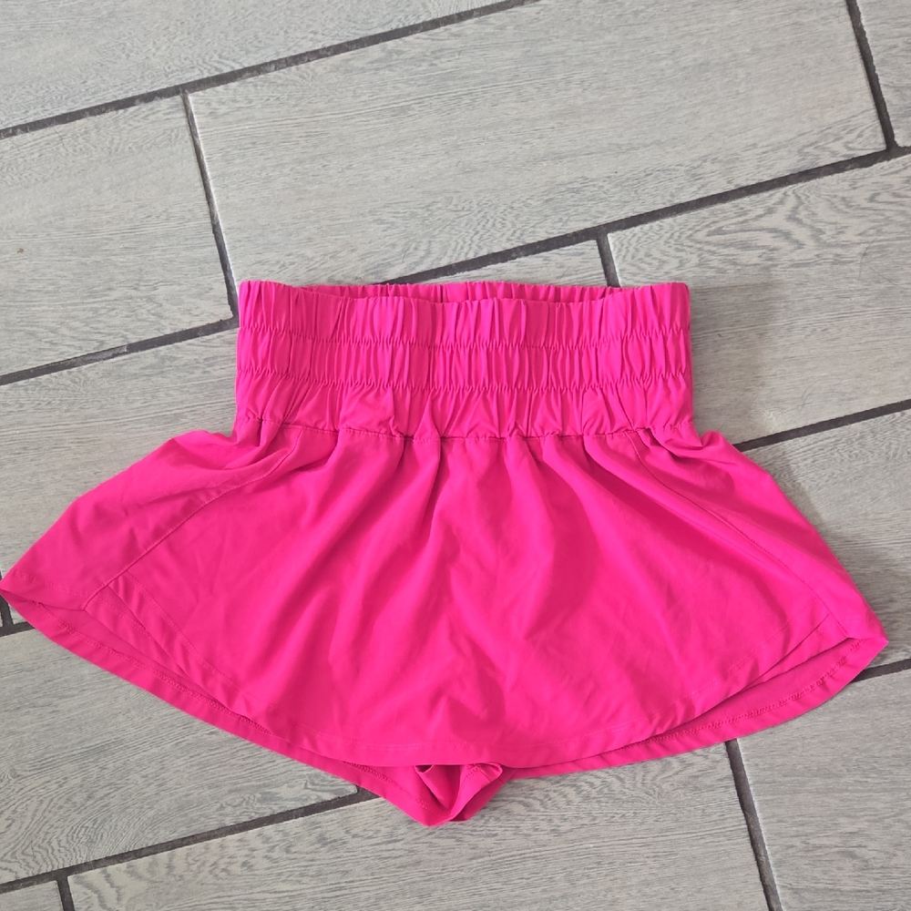 Vanilla Star Hot Pink Mini Skort Size Small Act93